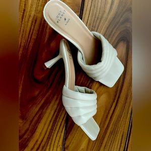 One Planet by Qupid Jaylove Kitten Heels for Women in Off White